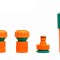 Stut furtun cu accesorii FLO