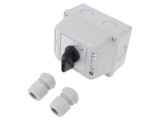 Comutator cu Came 3 Poziții 25A IP65