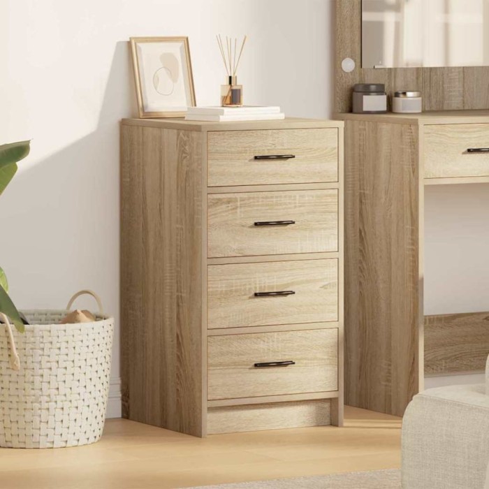 vidaXL Bufet cu sertar Stejar sonoma 40 x 41 x 75 cm Lemn compozit 865057