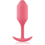 B-Vibe Snug Plug 2 dop anal coral 11,5 cm