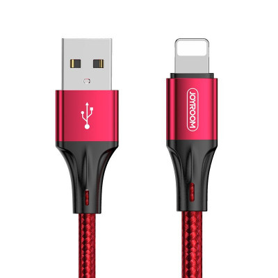 Joyroom USB - Cablu Lightning 3 A 0,2 M Roșu (S-0230N1) 6941237112149 foto