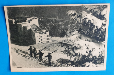 Carte Postala veche RPR - Hotelul dela Cota 1400 - Sinaia foto