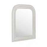 Cumpara ieftin Oglinda de perete cu rama polirasina alb patinat 50 cm x 3 cm x 60 H