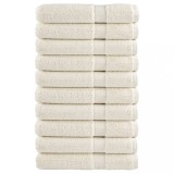 Cumpara ieftin Prosoape premium SOLUND 10 buc. crem 100x200 cm 600 gsm