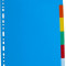 Separatoare Carton Color, A4, 180g/mp, 10 Culori/set, Optima