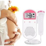 Monitor fetal Doppler pentru gravide, monitorizare functii vitale fat intrauterin, detectare puls la fat, aparat portabil pentru gravide