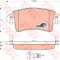 Set placute frana,frana disc RENAULT MASTER II caroserie (FD) (1998 - 2010) TRW GDB1470