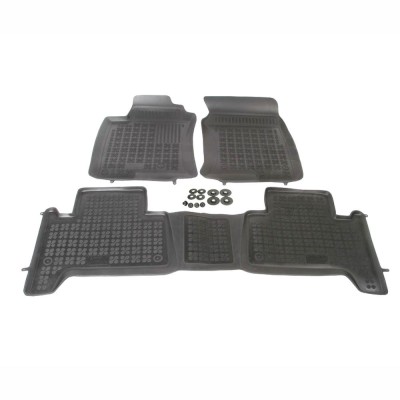 Set covorase auto din cauciuc Toyota Land Cruiser J120 01.2003-10.2009 , presuri tip tavita marca Rezaw Plast foto