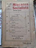 Publicatia Miscarea Socialista Anul I Nr. 1, Mai 1919