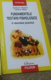 Fundamentele testării pshihologice