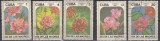 A12 S1 25 - Timbre foarte vechi - Cuba - flori exotice - 1985
