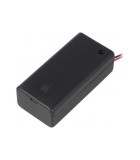 SBH-9VA Suport baterie 9V 6F22 6LR61 x1buc cu terminal cablu 150mm, Confortable Electronic Co Ltd