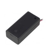 SBH-9VA Suport baterie 9V 6F22 6LR61 x1buc cu terminal cablu 150mm