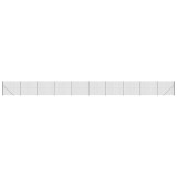 Cumpara ieftin Gard plasa de sarma cu bordura, antracit, 2,2x25 m