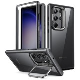 Husa pentru samsung galaxy s23 ultra esr shock armor kickstand, clear black
