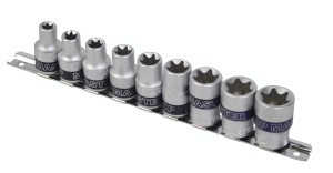 Set 9 tubulare torx scurte 1/2&amp;quot; x E10 E24 CRV Topmaster Profesional