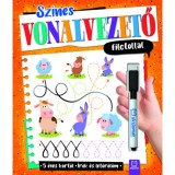 Sz&iacute;nes vonalvezető filctollal - &Iacute;rok &eacute;s let&ouml;rl&ouml;m - 5 &eacute;ves kort&oacute;l - Agata Kaczynska