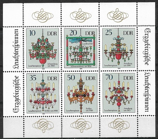 B0777 - Germania DDR 1989 - Bloc x6v. neuzat,perfecta stare