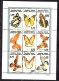 COMORES 1998 FAUNA INSECTE FLUTURI