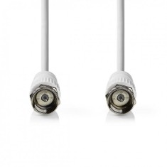 Cablu antena F-F 3m T-T Alb, Nedis CSGB41000WT30
