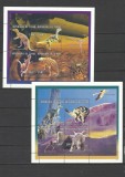 CHAD 1996 ANIMALE PREISTORICE DINOZAURI, Nestampilat