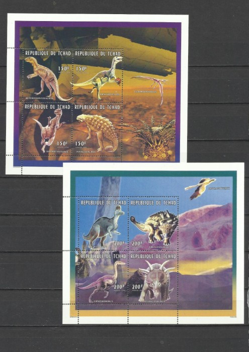 CHAD 1996 ANIMALE PREISTORICE DINOZAURI