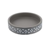 Săpuniera Ceramică Rotund &ndash; Gri