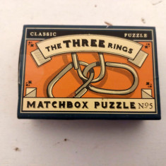 Joc logica si indemanare MATCHBOX PUZZLE - The THREE RINGS, no5