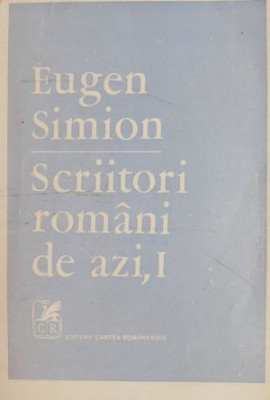 Scriitori romani de azi, vol. I - Eugen Simion (patata, cu sublinieri) foto