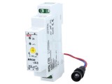 POLLIN &Icirc;ntrerupător Crepuscular MROK-16S 230V AC Sina DIN 16A Intarziere 20s IP40