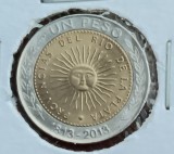 M3 C50 - Moneda foarte veche - Argentina - 1 peso - omagiala - 2013