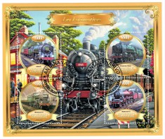 MADAGASCAR 2022 - Locomotive / set complet colita + bloc foto