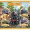 MADAGASCAR 2022 - Locomotive / set complet colita + bloc
