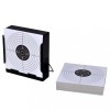 VidaXL Suport țintă colectare gloanțe + 100 ținte h&acirc;rtie 14 cm pătrat 90831