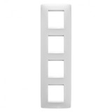Rama Ornament 4P verticala ONE Gewiss Chorus alb GW16129TB