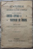 Statutele Asociatia Generala a Inginerilor din Romania// 1919