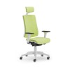 SCAUN ERGONOMIC PURE WHITE T PDH - Standard - Brate reglabile 4D