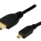 Cablu HDMI 1.4 Micro HDMI 2m Negru