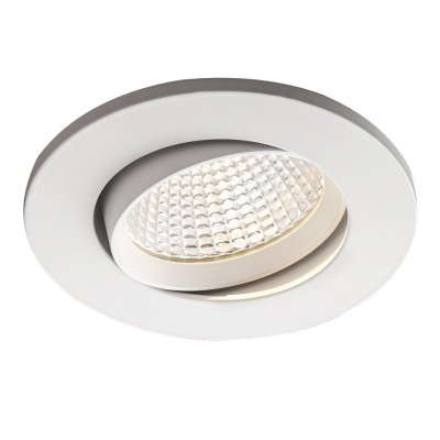 Spot LED incastrat MT 128 70363, 5W, lumina neutra, orientabil, alb foto