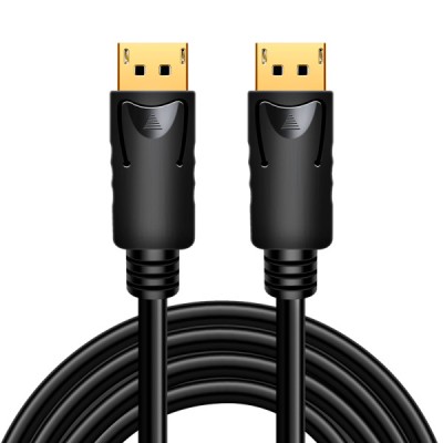 CABLU video LOGILINK, DisplayPort (T) la DisplayPort (T) 1.2, 5m, conectori auriti, rezolutie maxima 4K (3840 x 2160) la 60 Hz, plastic, triplu ecrana foto
