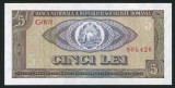 q764 RSR BANCNOTA 5 LEI 1966 NECIRCULATA UNC