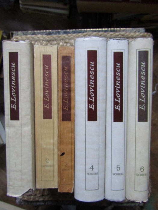 EUGEN LOVINESCU ~ SCRIERI 6 volume I - VI