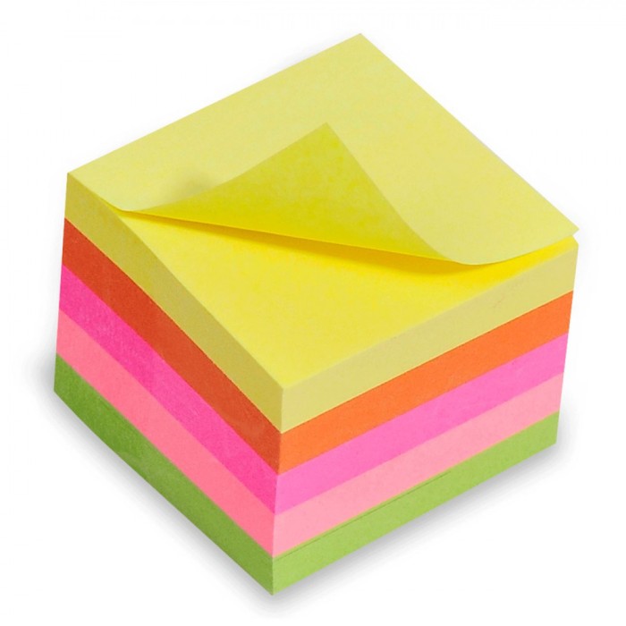 Set Notițe Adezive, 3.8x3.8cm, Multicolor, 300 Foi