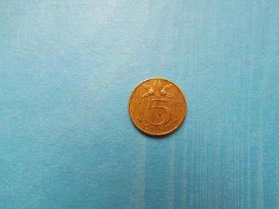 Olanda 5 Centi 1960 - MO 1 foto