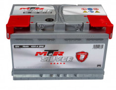 Acumulator MTR Silver 70Ah si curent pornire la rece 620A polaritate Dreapta (+) foto