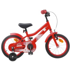 vidaXL Bicicletă pentru Copii 14 Inci pentru 3-5 ani Roșu 42009382