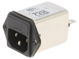 Conector Alimentare AC Soclu Tată 10A 250VAC C14 FN9260-10-06