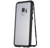 Husa 360 Magnetic Neagra Samsung Galaxy S9 Plus, Metal+Sticla, Shockproof