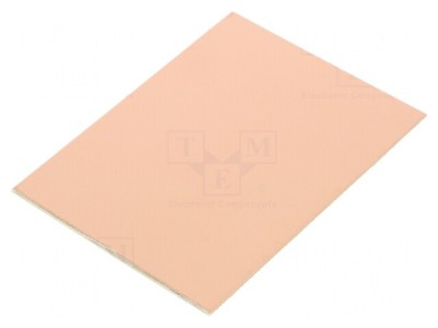 Placă Laminată FR4 Epoxidică 1.6mm 75x100mm Două Fețe foto
