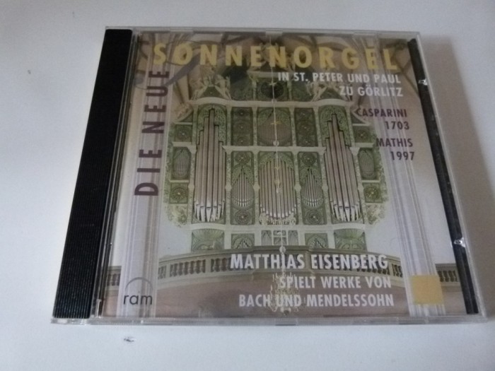 Bach, Bartholdy- orga, cd